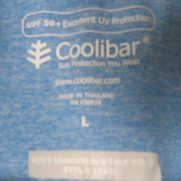 Coolibar Men’s Erodym‎ Short Sleeve Golf Polo - Picture 8 of 9